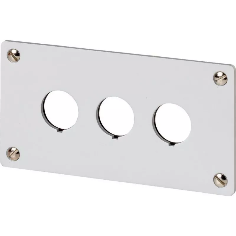 Eaton M22-E3Q custodia in alluminio per stazione di comando, grigia, 3 fori, IP65 216544