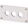 Eaton M22-E3Q custodia in alluminio per stazione di comando, grigia, 3 fori, IP65 216544