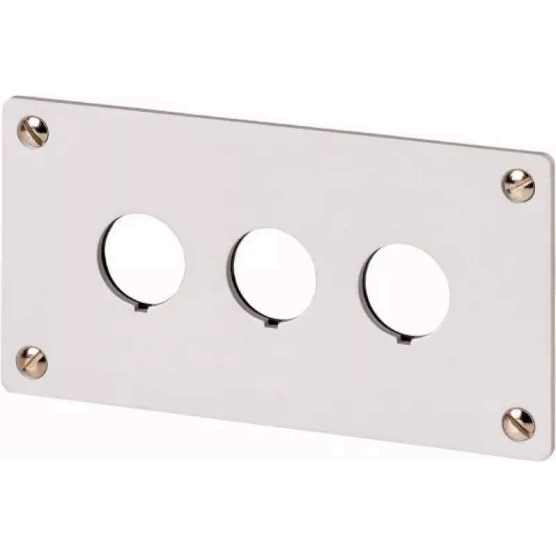 Eaton M22-E3Q custodia in alluminio per stazione di comando, grigia, 3 fori, IP65 216544