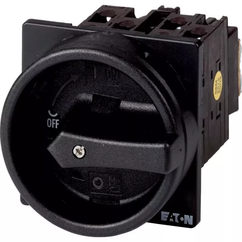 Eaton T0-1-102/EA/SVB-SW interruttore a camme bloccabile 20 A 1 polo 90° nero