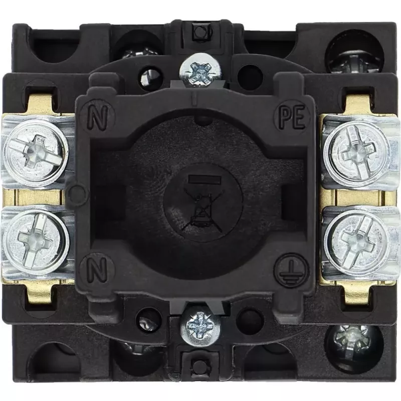 Eaton T0-1-102/EA/SVB-SW interruttore a camme bloccabile 20 A 1 polo 90° nero