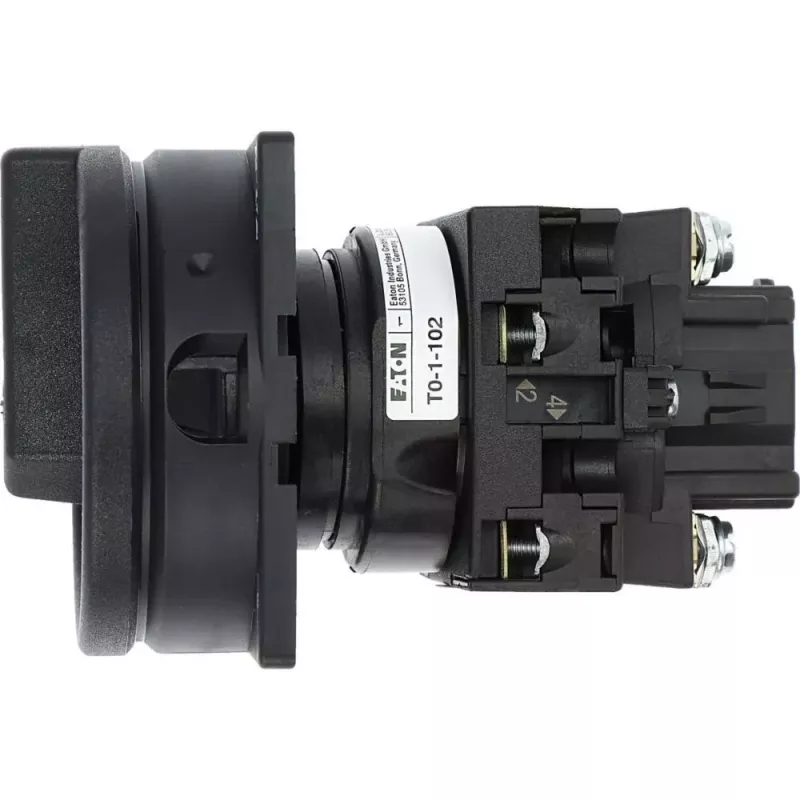 Eaton T0-1-102/EA/SVB-SW interruttore a camme bloccabile 20 A 1 polo 90° nero