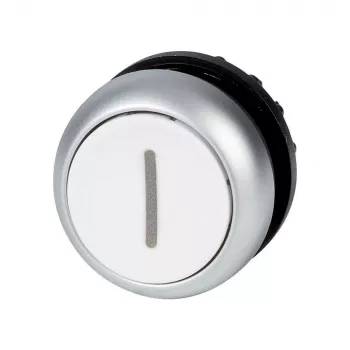 Eaton M22-DR-W-X1 attuatore pulsante rotativo piatto bianco, 22,5 mm, IP67/IP69K