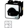Eaton T0-3-8244/E interruttore di comando, 7 posizioni, 6,5 kW, 3 poli, maniglia nera