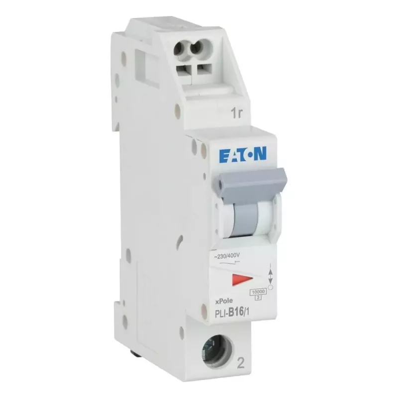 Eaton PLI-B16/1 interruttore automatico magnetotermico tipo B 16A 1 polo 4,5kA guida DIN 101251