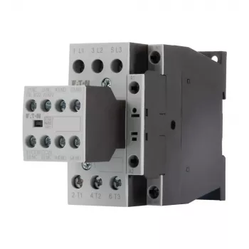 Eaton DILM25-32 contattore di potenza tripolare, bobina 230 V AC, 11 kW, 25 A, 3NO + 2NO/2NC contatti ausiliari 277228