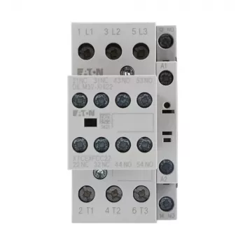 Eaton DILM25-32 contattore di potenza tripolare, bobina 230 V AC, 11 kW, 25 A, 3NO + 2NO/2NC contatti ausiliari 277228