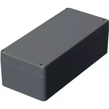 BOPLA custodia universale in alluminio grigio argento (RAL 7001) 175 x 80 x 57 A 115 01115000.MT1