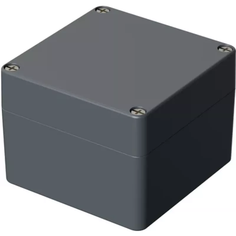 Bopla A 120 custodia universale 122 x 120 x 90 mm, alluminio, grigio argento RAL 7001 01120000.H