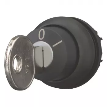 Eaton M22S-WRS attuatore selettore a chiave, 2 posizioni, a scatto, nero 216889
