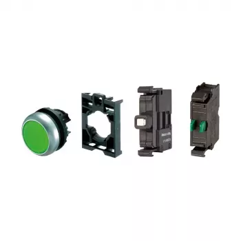 Eaton M22-DL-G-K10LED-BVP pulsante luminoso, verde, 1 NO, LED 24 V AC/DC, anello frontale in plastica 110930
