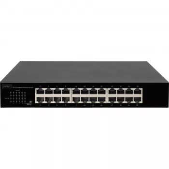 DIGITUS DN-80113-1 switch Gigabit 24 porte, montaggio rack 19
