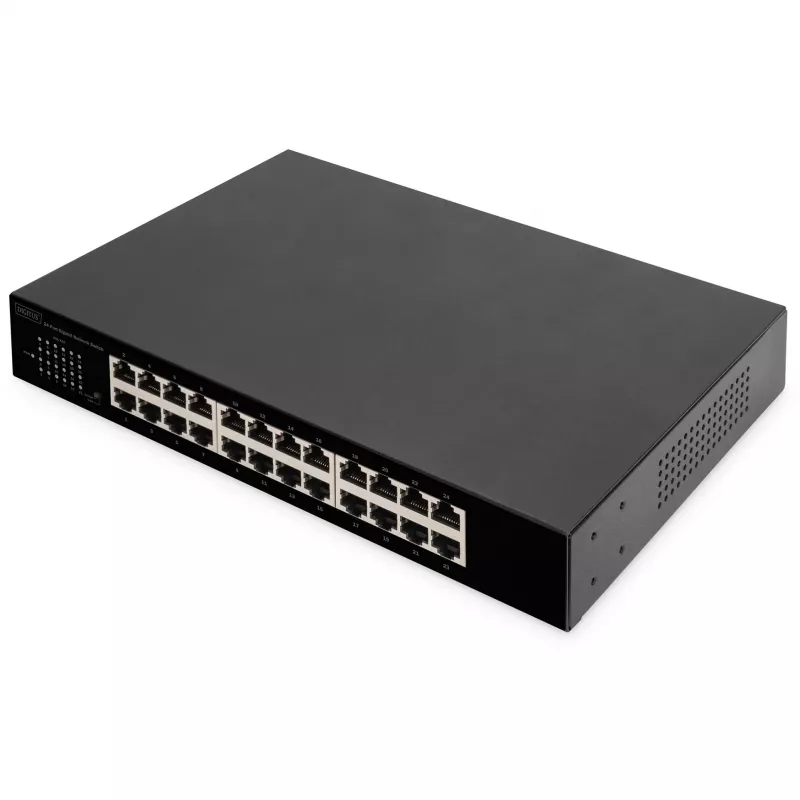 DIGITUS DN-80113-1 switch Gigabit 24 porte, montaggio rack 19