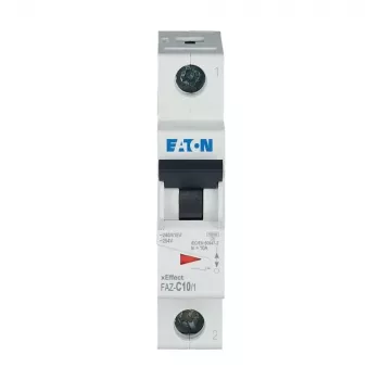 Eaton FAZ-C10/1 interruttore automatico, 1 polo, caratteristica C, 10 A, 240/415 V AC 278557