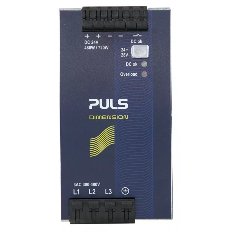 PULS DIMENSION QT20.241 alimentatore trifase per guida DIN, 24 V DC, 20 A