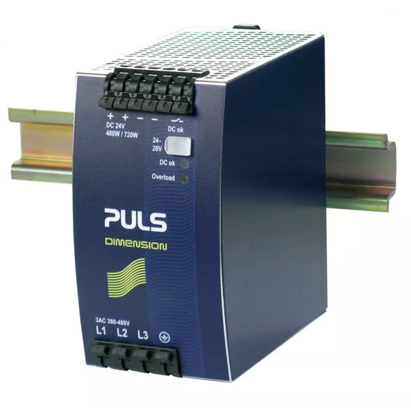 PULS DIMENSION QT20.241 alimentatore trifase per guida DIN, 24 V DC, 20 A