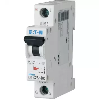 Eaton FAZ-C6/1-DC interruttore automatico miniaturizzato 1 polo 6A tipo C 110V DC 279125