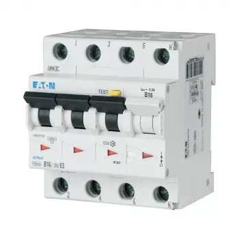 Eaton interruttore differenziale magnetotermico 16 A 100 mA LS C 3p+N FI A (170929)