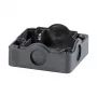Eaton 229753 piastra di base per quadro elettrico, montaggio a vite, nero, 85 x 85 x 101 mm