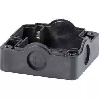 Eaton 229753 piastra di base per quadro elettrico, montaggio a vite, nero, 85 x 85 x 101 mm