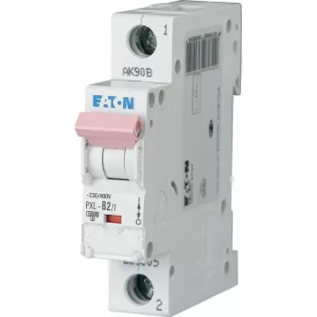 Eaton PXL-B2/1 interruttore automatico tipo B, 1 polo, 2 A, 10 kA, guida DIN 236005