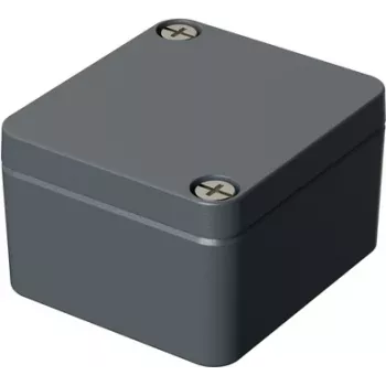 BOPLA custodia universale alluminio grigio argento (RAL 7001) 50 x 45 x 30 A 100 1 pz. (01100000.MT1)