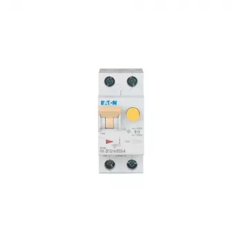 Eaton PXK-B13/1N/003-A RCBO, 13 A, 30 mA, 1P+N, caratteristica B, 10 kA, 230 V AC, guida DIN, 2 moduli 236947