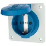 Mennekes 11031F presa Schuko da parete, 16 A, 230 V, IP54, blu