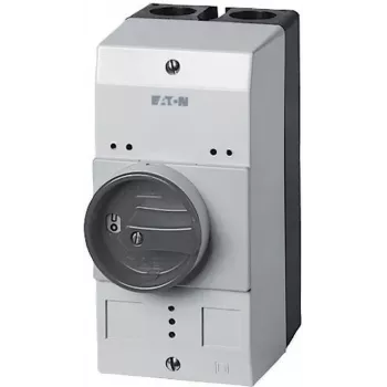 Eaton CI-PKZ0-GM custodia vuota con interruttore rotativo, 158 x 80 x 126 mm, nero/grigio 260089