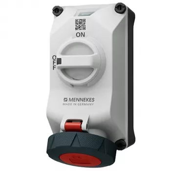 MENNEKES DUOi 32A 5P 6h 400V IP69 presa a parete 5614506G
