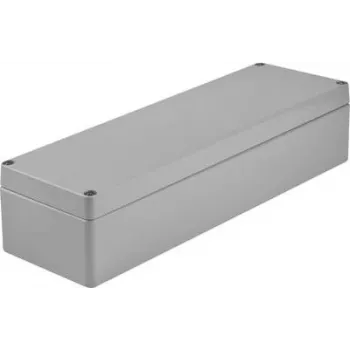 Bopla custodia universale 360 x 120 x 81 mm alluminio grigio argento (RAL 7001) A 124 01124000.H