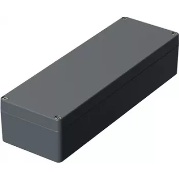 Bopla custodia universale 360 x 120 x 81 mm alluminio grigio argento (RAL 7001) A 124 01124000.H