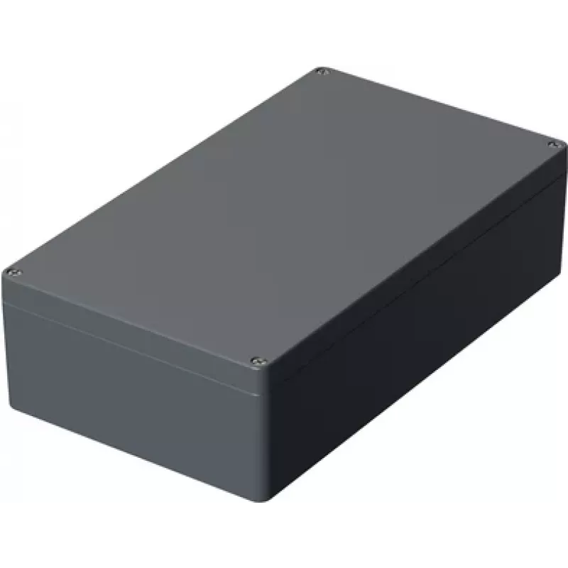 Bopla serie A custodia universale 400 x 230 x 111 mm, alluminio, grigio argento RAL 7001 01168000.H