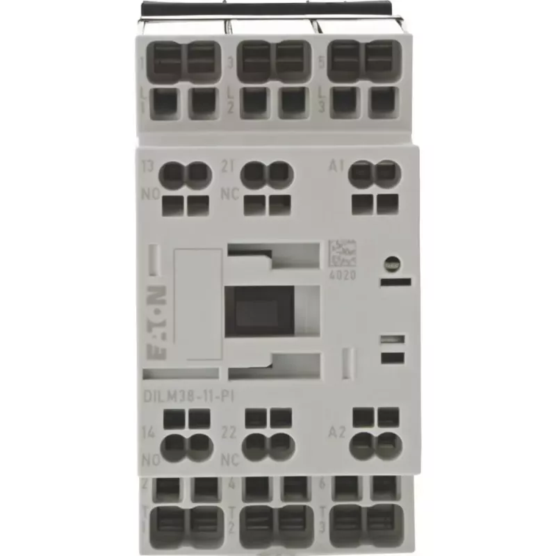 Eaton DILM38-11(RDC24) contattore 3 poli, 38 A AC-3, bobina 24 V DC, 1NO+1NC 199298