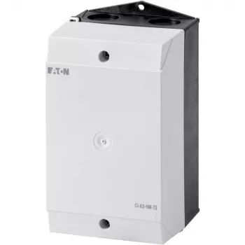 Eaton CI-K custodia vuota per montaggio su guida DIN, 100 x 160 x 100 mm, grigio chiaro (RAL 7035), policarbonato, IP65, IK08 206882
