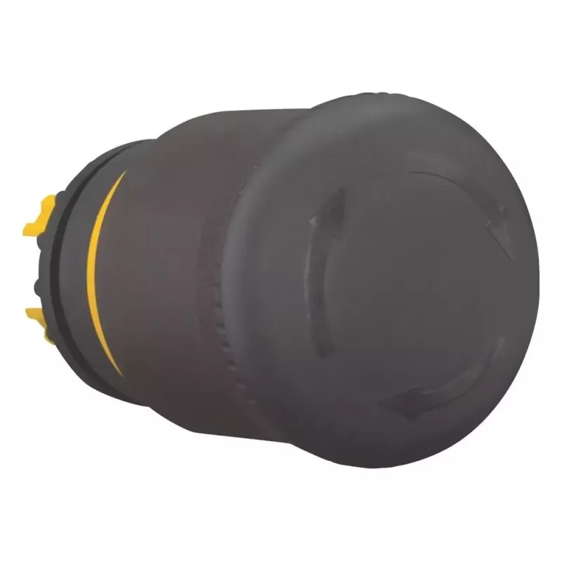 Eaton M22S-PVT attuatore pulsante a fungo nero, 22mm, momentaneo 271499