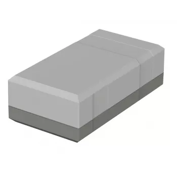 Bopla EG 1240 custodia da tavolo 125 x 67 x 40 mm polistirene grigio chiaro RAL 7035 32124002