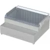 BOPLA RCP 3100 custodia di comando, base ABS, coperchio in policarbonato, grigio chiaro, 296 x 261 x 132,5 mm 41310109