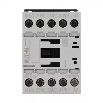 EATON DILA-22 relè contattore, 4 poli, 2NO+2NC, bobina 230V AC 50Hz / 240V AC 60Hz, contatti a guida forzata 276399