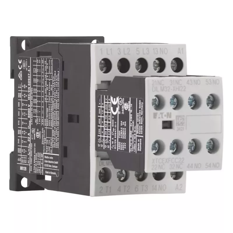 Eaton DILM12-32 230 contattore di potenza, tripolare, 5,5 kW, bobina 230 V AC 276935
