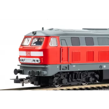PIKO 57032 set di avvio per bambini treno merci BR 218 DB AG con due carri Eaos aperti