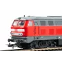 PIKO 57032 set di avvio per bambini treno merci BR 218 DB AG con due carri Eaos aperti