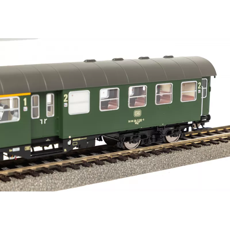 PIKO 58860 H0 carrozza trasformata 1ª/2ª classe AB4yg DB epoca IV