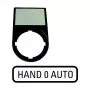 Eaton M22S-ST-D12 targhetta per selettore, 0-1, bianco 216493