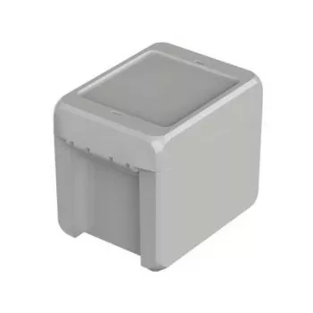 BOPLA custodia a parete Bocube, policarbonato, grigio chiaro RAL 7035, 80 x 113 x 90 mm 96012135