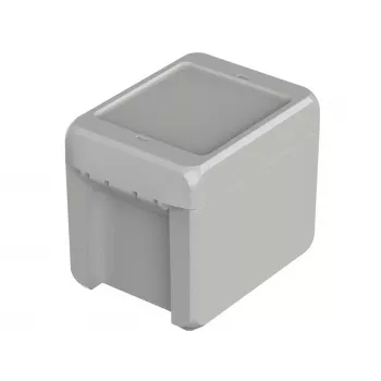 BOPLA custodia a parete Bocube, policarbonato, grigio chiaro RAL 7035, 80 x 113 x 90 mm 96012135