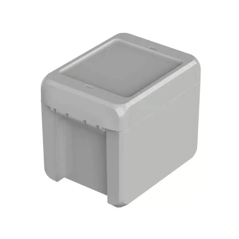 BOPLA custodia a parete Bocube, policarbonato, grigio chiaro RAL 7035, 80 x 113 x 90 mm 96012135