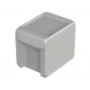 BOPLA custodia a parete Bocube, policarbonato, grigio chiaro RAL 7035, 80 x 113 x 90 mm 96012135