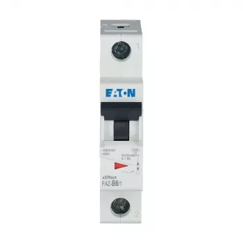 Eaton FAZ-B6/1 interruttore automatico (MCB) tipo B, 1 polo, 6 A, 10 kA 278529