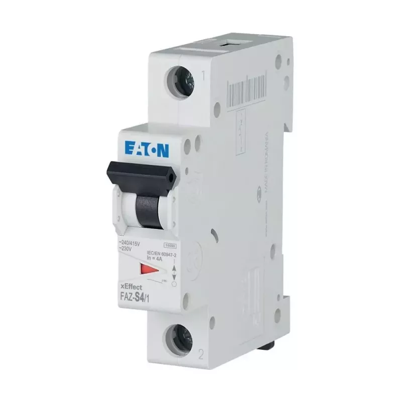 Eaton FAZ-S4/1 interruttore automatico 1 polo 4A caratteristica S 10kA 278609